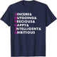 Sophia Name Shirt Personalized Gift T-Shirt - T-Shirt | Navy