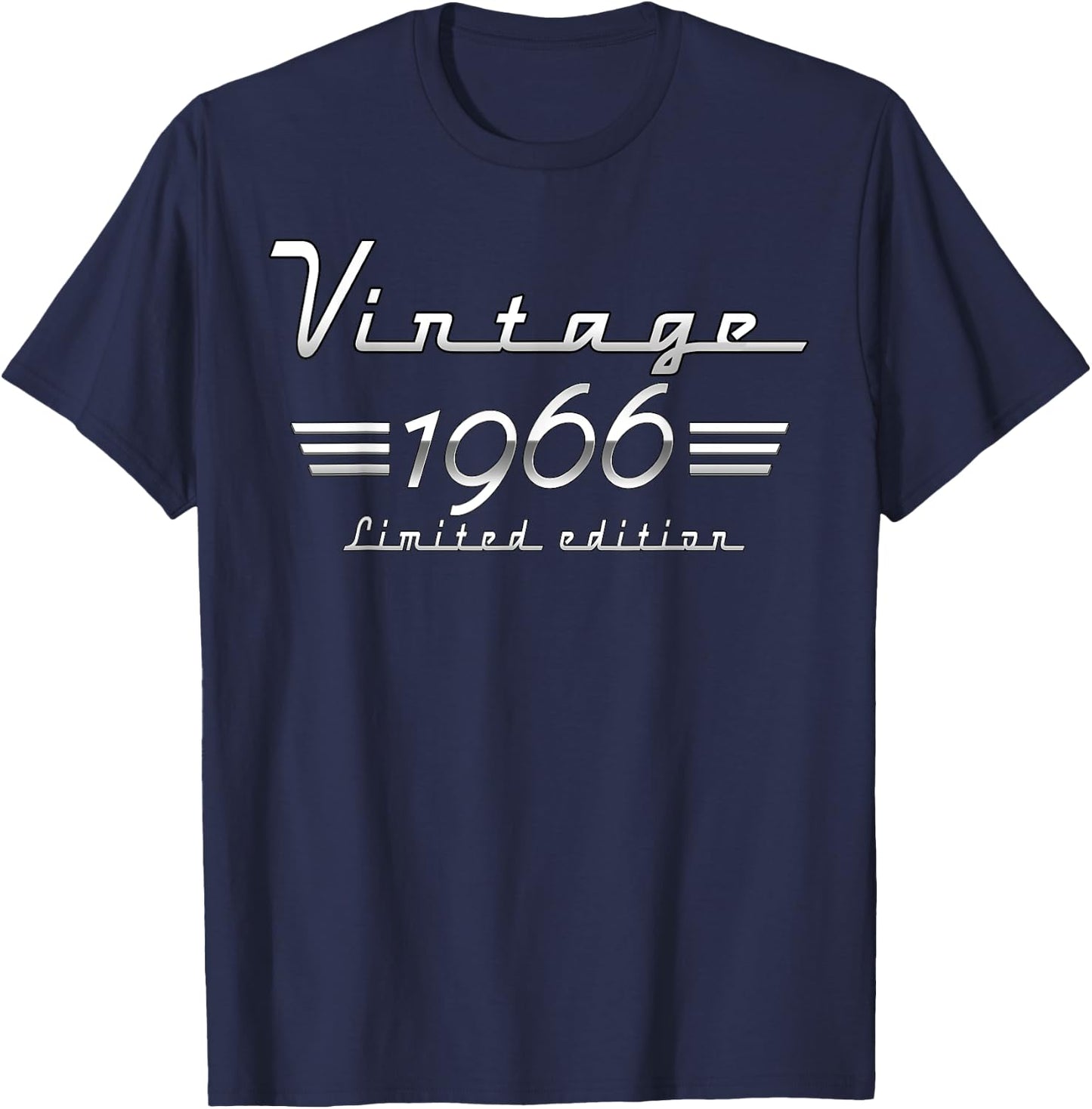 59 Year Old Gift Vintage Classic 1966 Limited 59th Birthday T-Shirt - T-Shirt | Navy