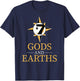Gods and Earths Five Percent Nation Five Percenter T-Shirt - T-Shirt | Navy