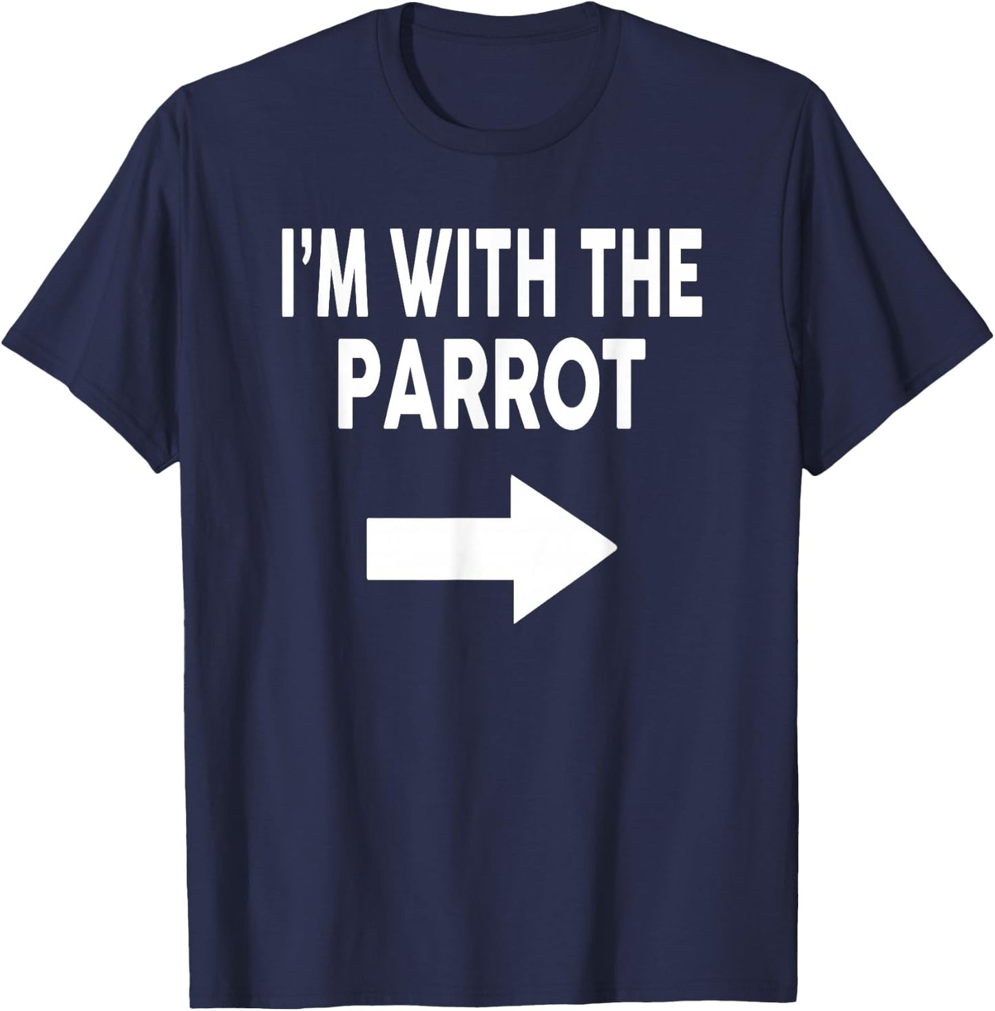 I'm With The PARROT Halloween PARROT T-Shirt - T-Shirt | Navy