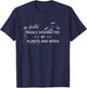 Funny Easily Distracted By Plants And Birds Gardening XXXL T-Shirt - T-Shirt | Navy