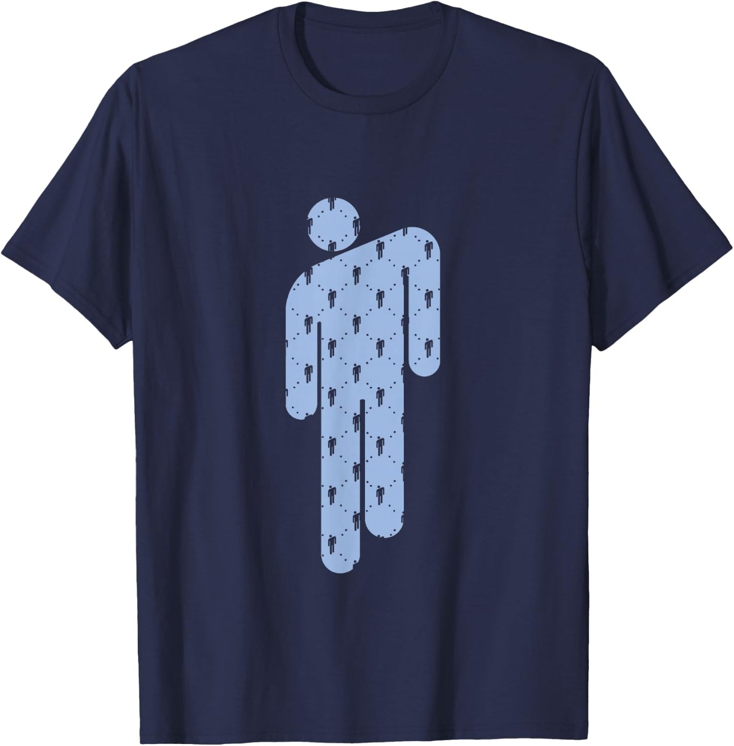 Billie Eilish Official Blohsh Blue T-Shirt - T-Shirt | Navy