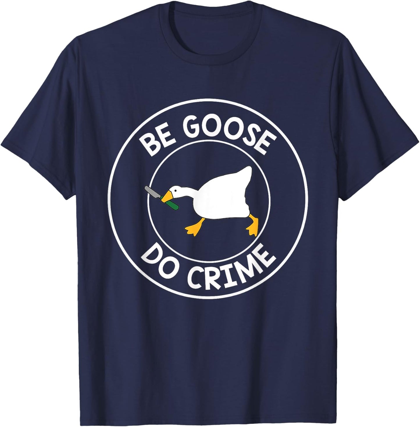 Love Goose Gamers Untitled Outfits Funny B-day Party For Fan T-Shirt - T-Shirt | Navy