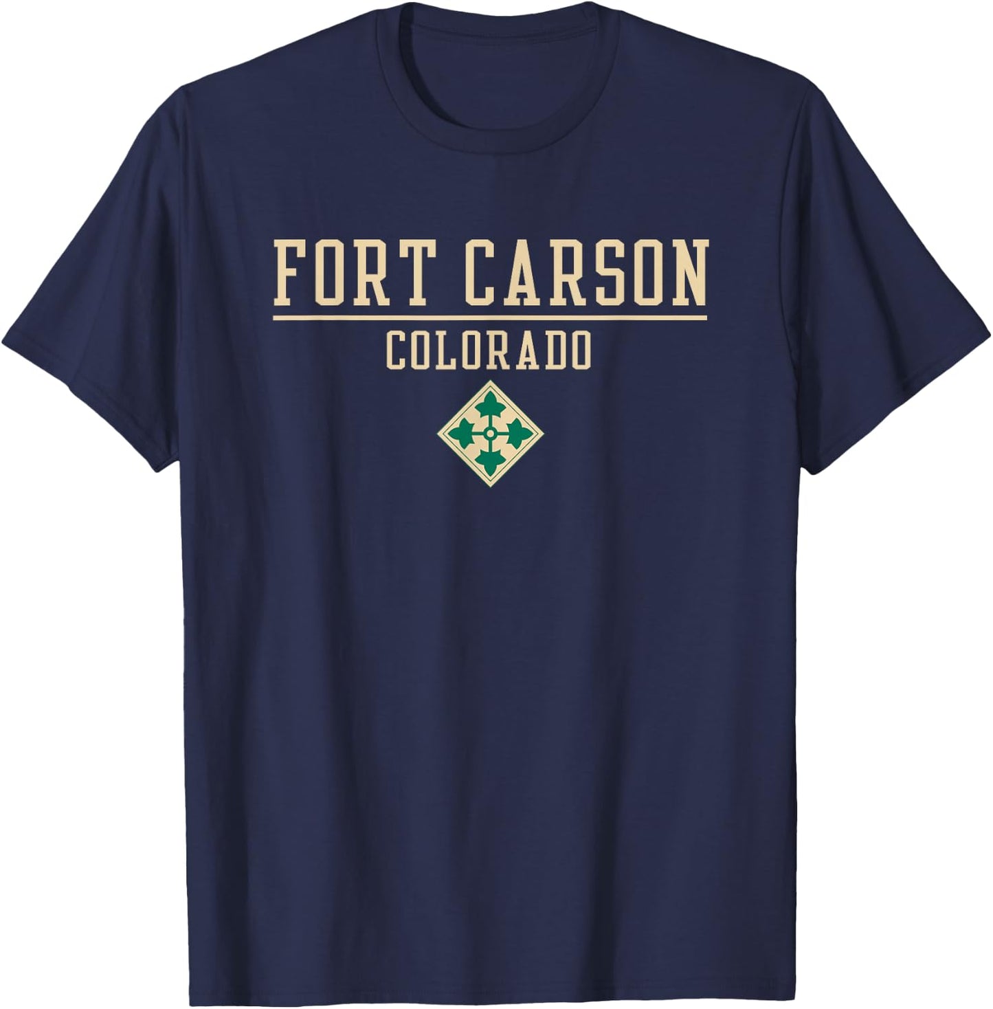 Fort Carson Colorado Army United States Military T-Shirt - T-Shirt | Navy