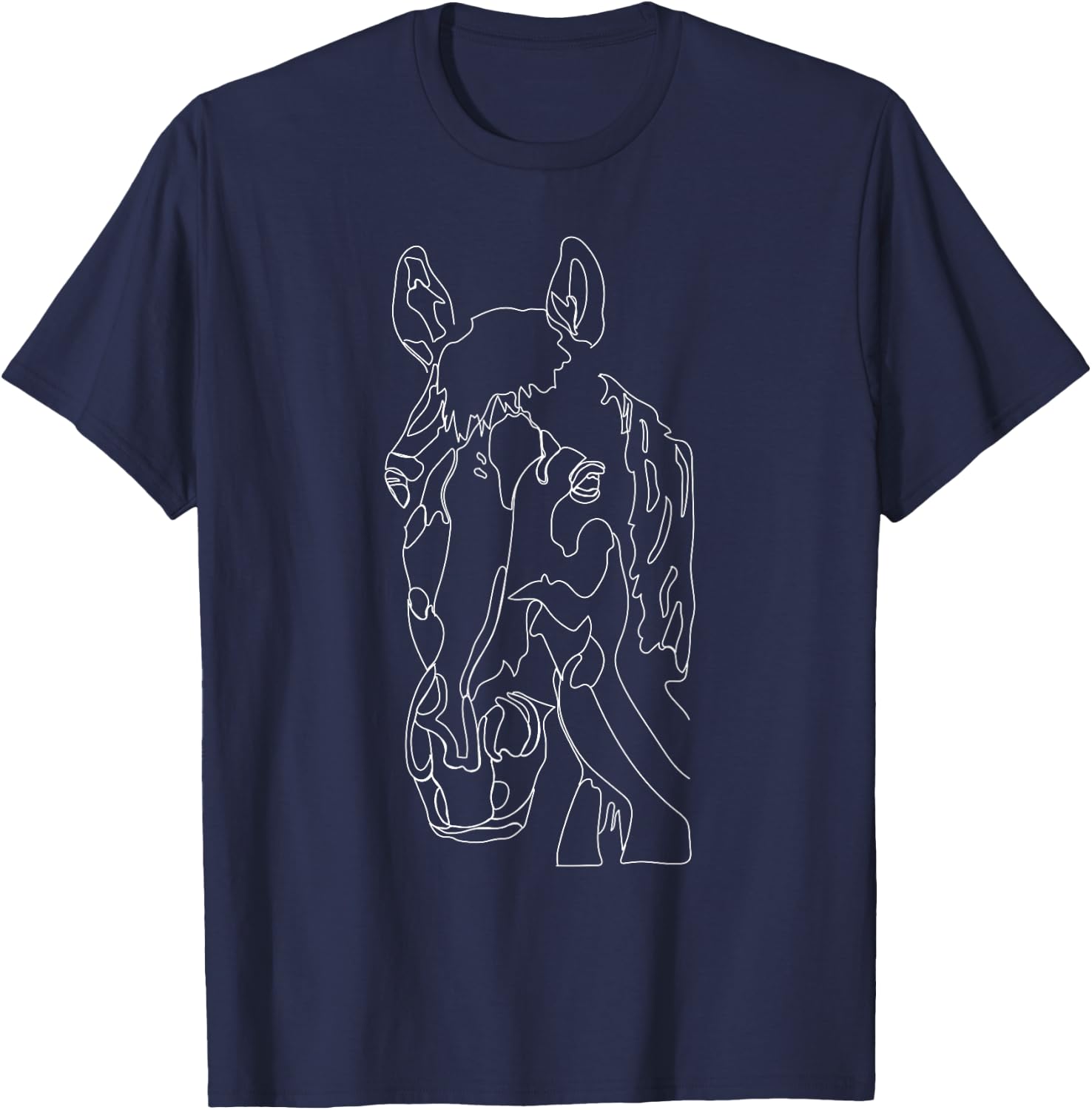 Equestrian Gifts Horse Horse Back Riding Horse Lover T-Shirt - T-Shirt | Navy