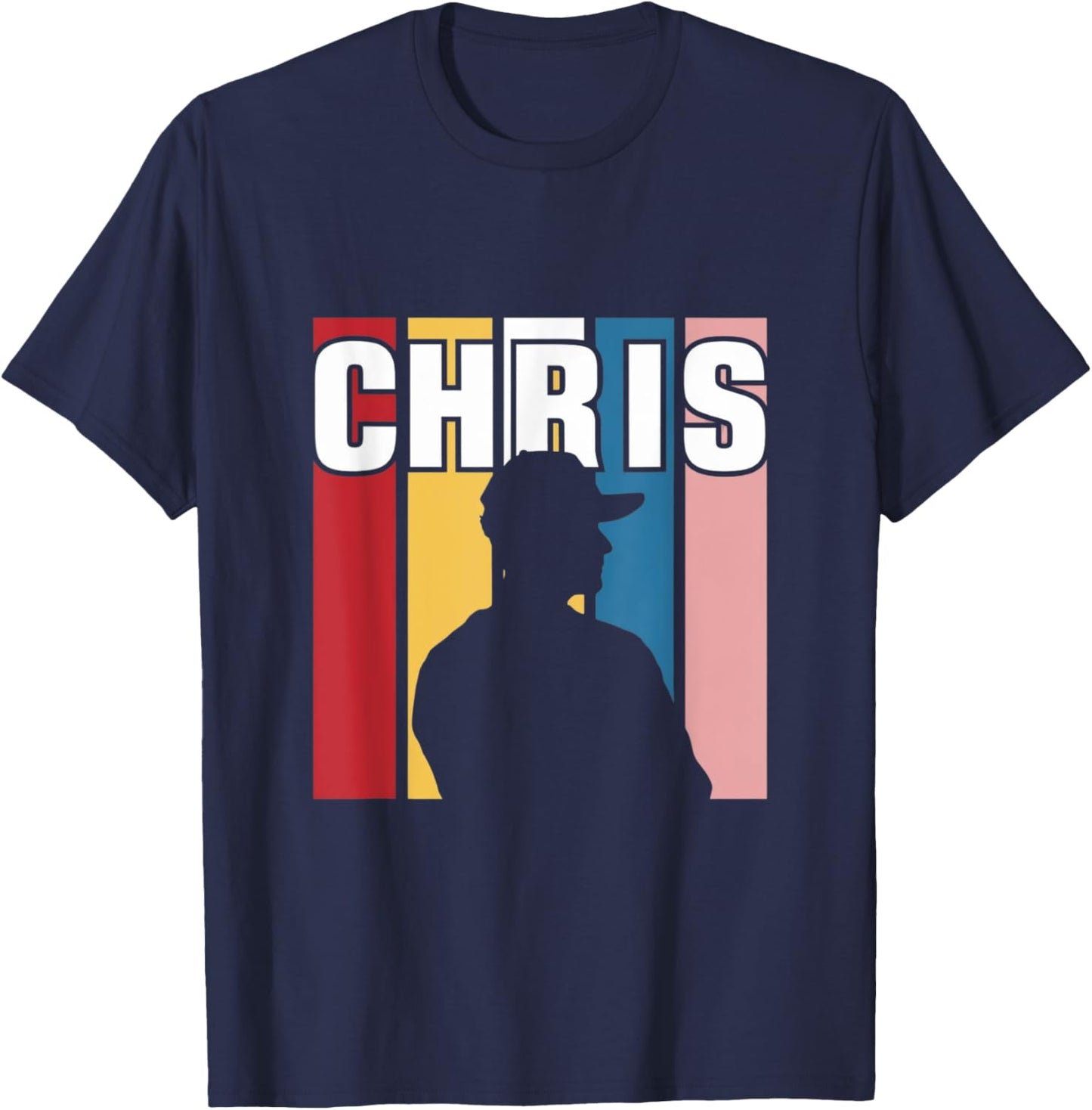 Chris 2024 Chris 11 11 Personalized First Name T-Shirt - T-Shirt | Navy