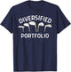 Golf Diversified Portfolio Life Is Full Of Important Choices T-Shirt - T-Shirt | Navy