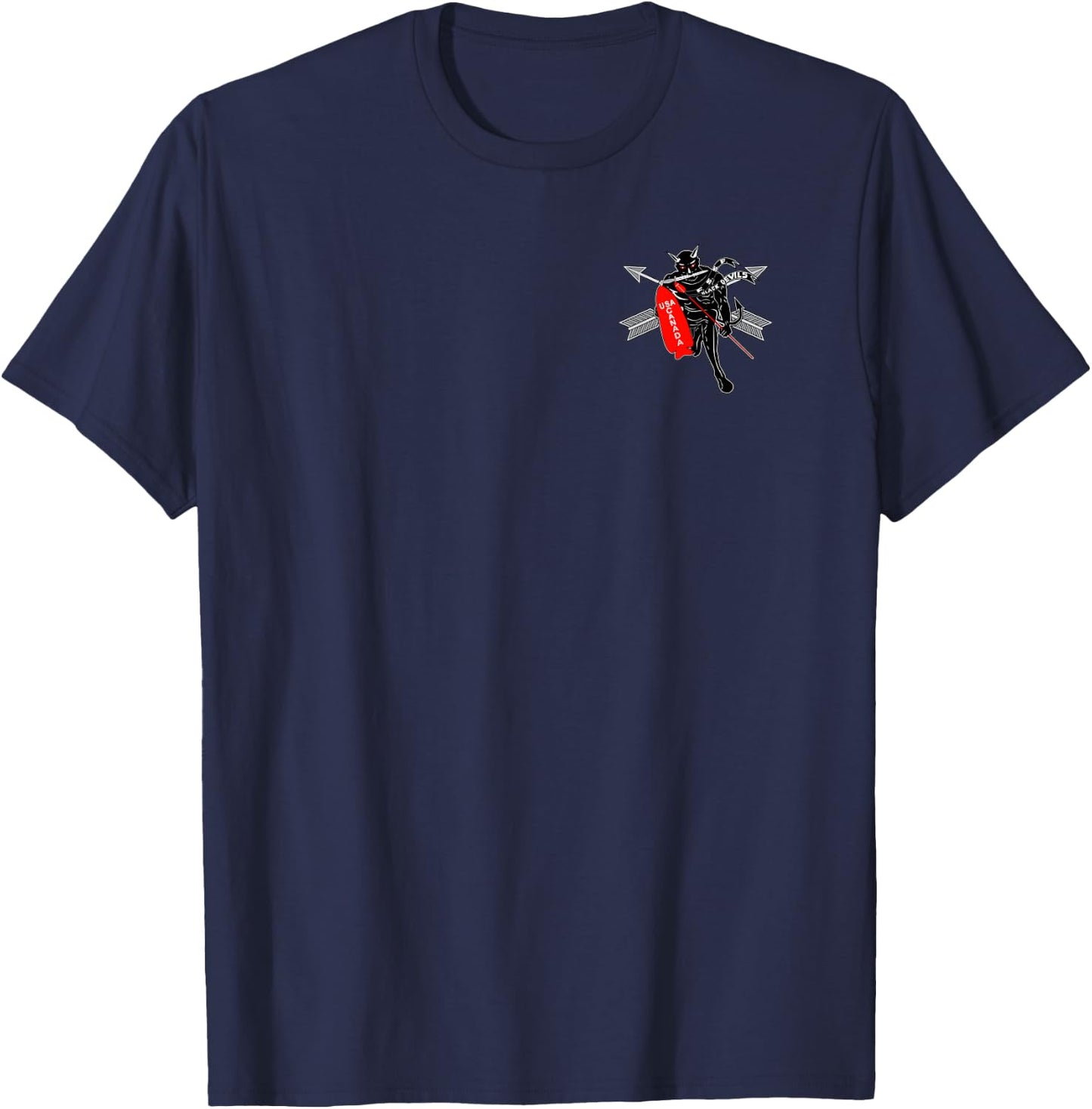 WW2 First Special Service Forces With SF Branch Arrows T-Shirt - T-Shirt | Navy