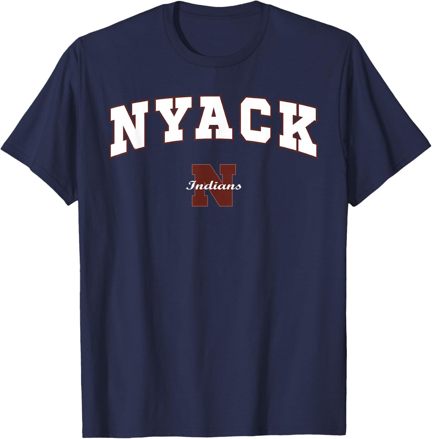 Nyack High School Indians T-Shirt - T-Shirt | Navy