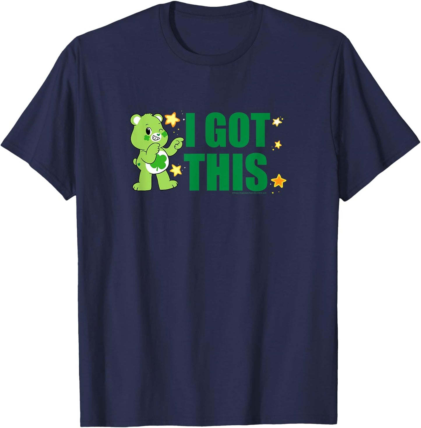 Care Bears Good Luck Bear I Got This Cute Cartoon T-Shirt - T-Shirt | Navy