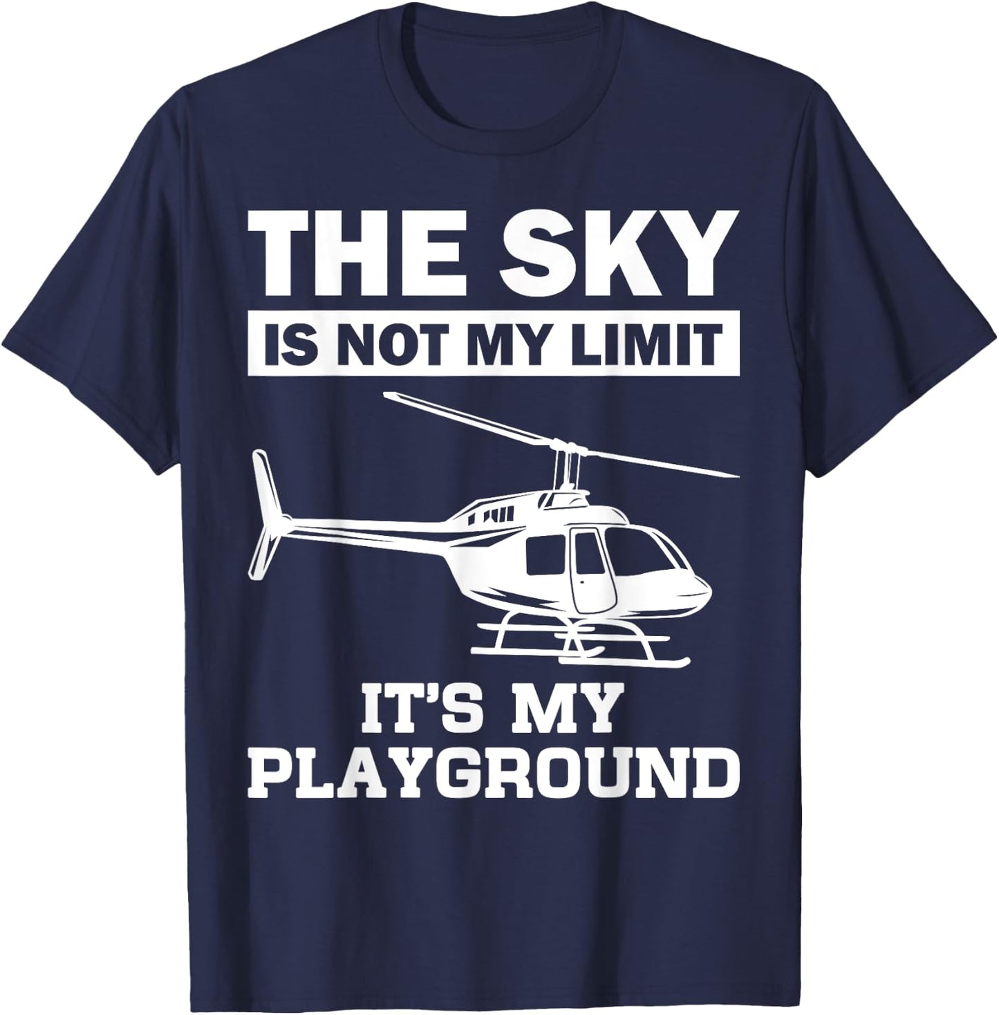 Cool Love Airplane Hanger Adventure Themed Designs Funny Helicopter Pilot Gift Women Chopper Lovers Black Small T-Shirt - T-Shirt | Navy