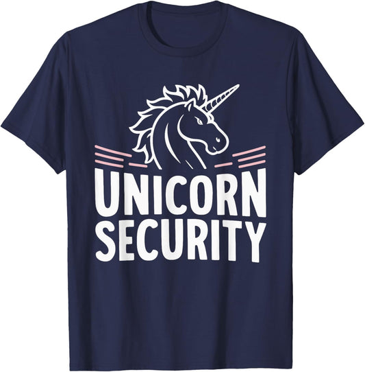 Unicorn Security T-Shirt - T-Shirt | Navy