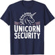 Unicorn Security T-Shirt - T-Shirt | Navy