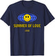 Summer of love, acid house rave techno Berlin London club Men Women T-Shirt - T-Shirt | Navy