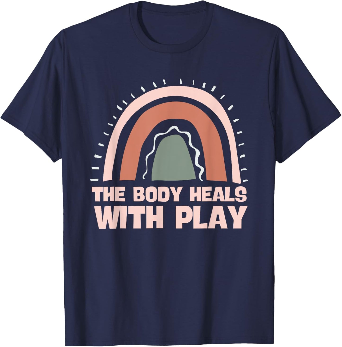 Play Therapist - Recreational Therapy Therapist RT Month T-Shirt - T-Shirt | Navy