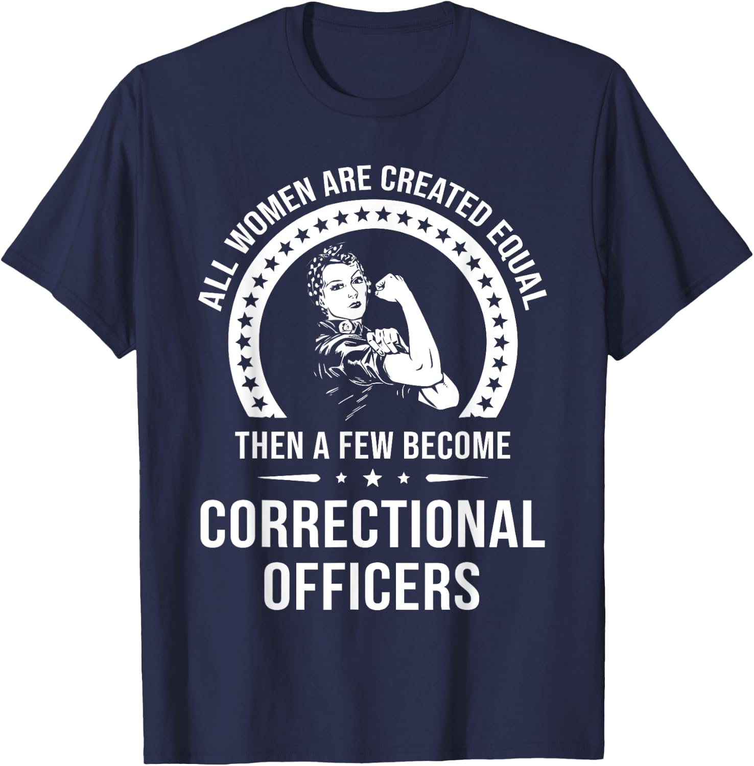 Correctional Officer Shirt | Correctional Officer T-Shirt - T-Shirt | Navy