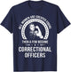 Correctional Officer Shirt | Correctional Officer T-Shirt - T-Shirt | Navy
