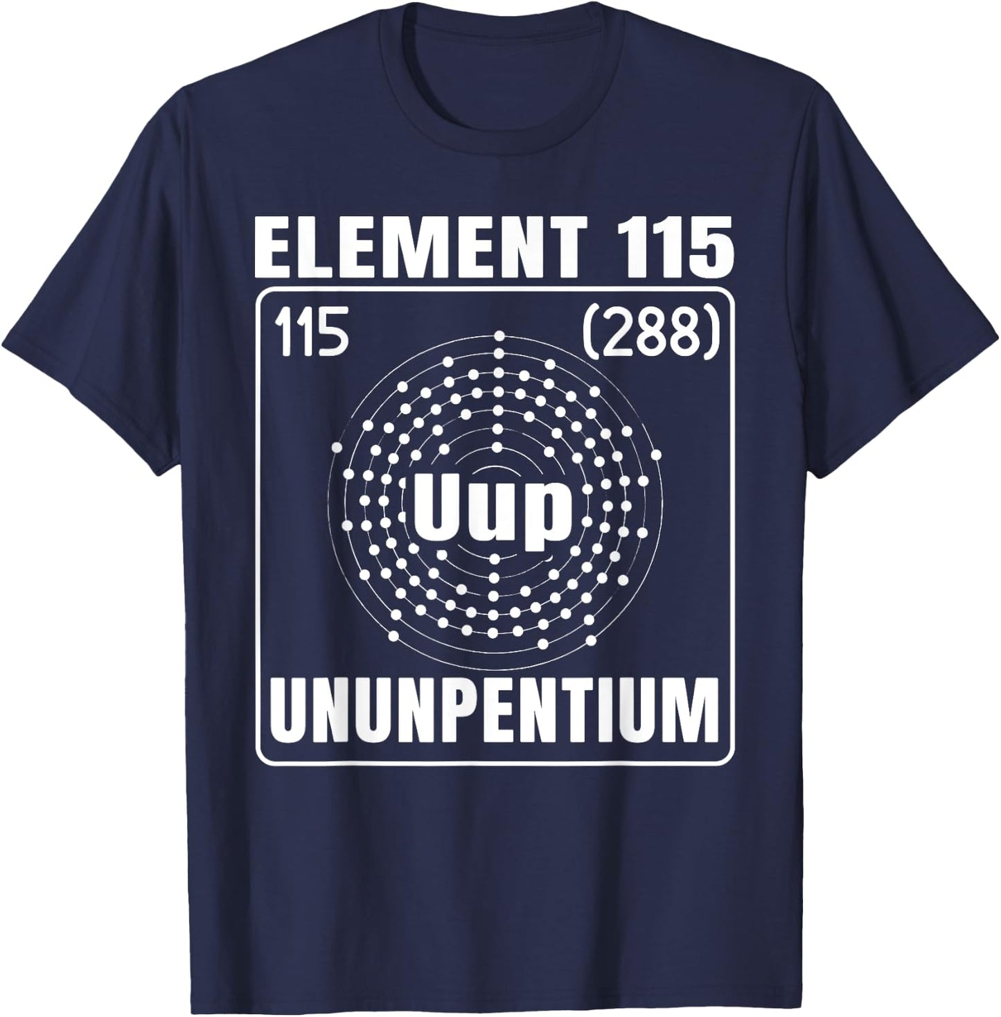 Element 115 Ununpentium UFO Abduction Extraterrestrial T-Shirt - T-Shirt | Navy