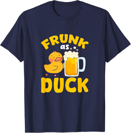 Frunk As Duck Beer Duckling Drinking Party T-Shirt - T-Shirt | Navy