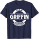 GRIFFIN Gift Funny Surname Family Tree Birthday Reunion Idea T-Shirt - T-Shirt | Navy