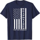US American Flag - Gun Owner - Weaponized Not Victimized T-Shirt - T-Shirt | Navy