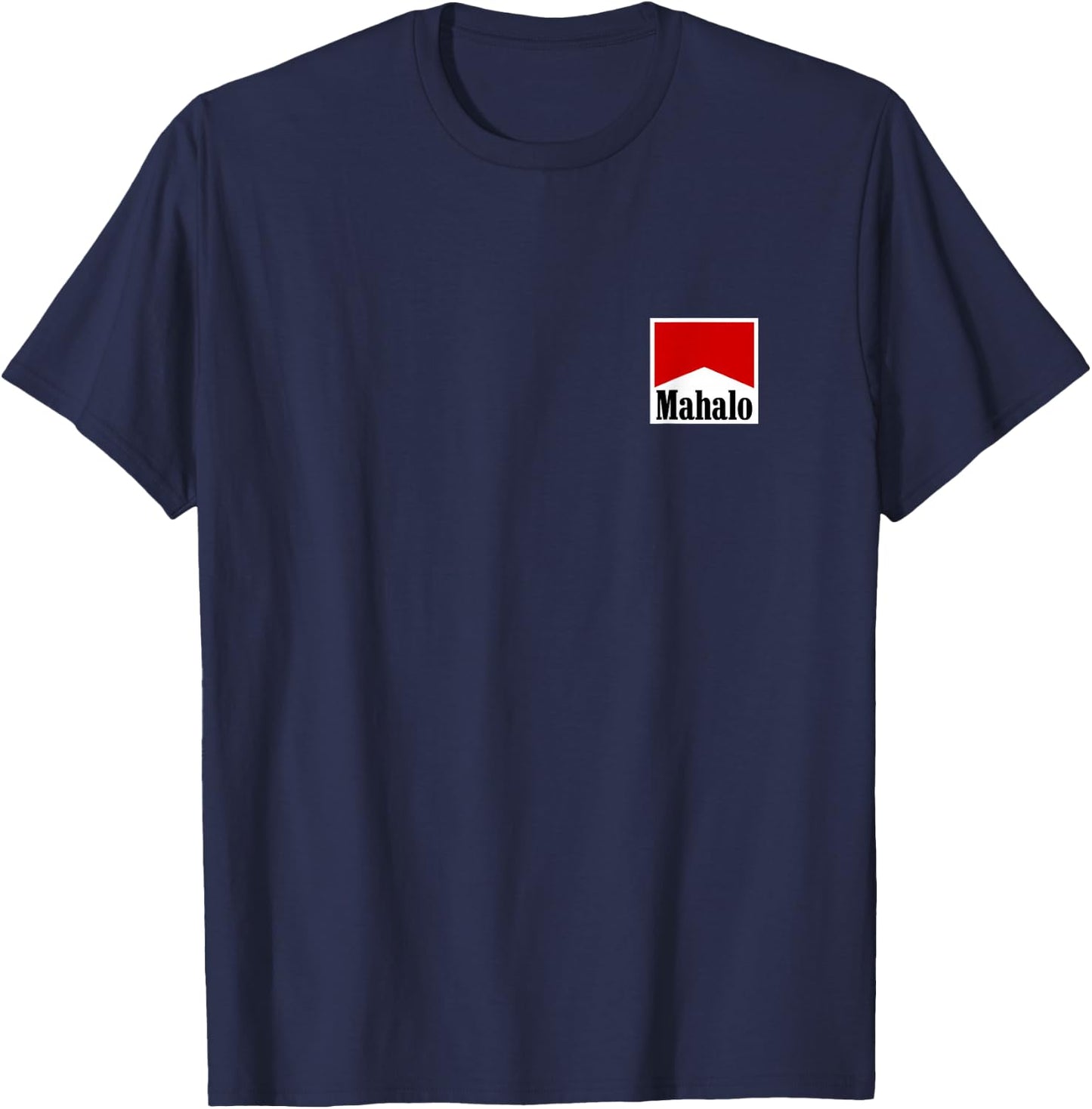Mahalo box logo T-Shirt - T-Shirt | Navy