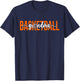 Basketball Grandma Of A Basketball Player Grandmother T-Shirt - T-Shirt | Navy