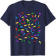 Cool Lazy Rainbow Sprinkles Ice Cream Halloween Costume Gift T-Shirt - T-Shirt | Navy