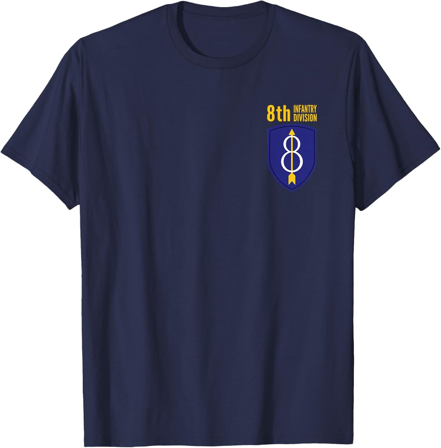 8th Infantry Division United State Army T-Shirt - T-Shirt | Navy