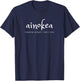Ainokea - I Don't Care in Hawaiian Pidgin T-Shirt - T-Shirt | Navy