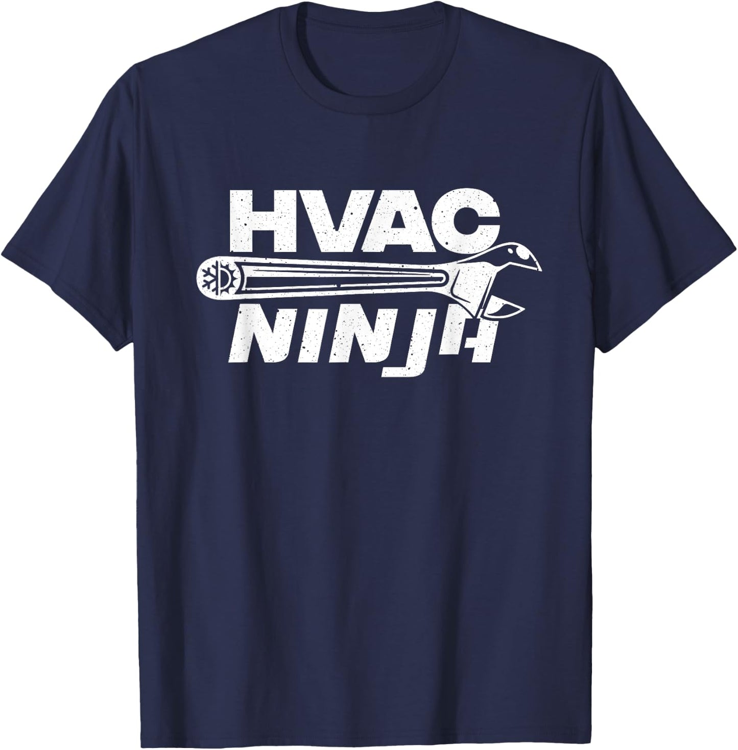Funny HVAC Gift Cool Technician Air Condition Lover T-Shirt - T-Shirt | Navy