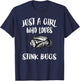 Just A Girl Who Loves Stink Bugs T-Shirt - T-Shirt | Navy