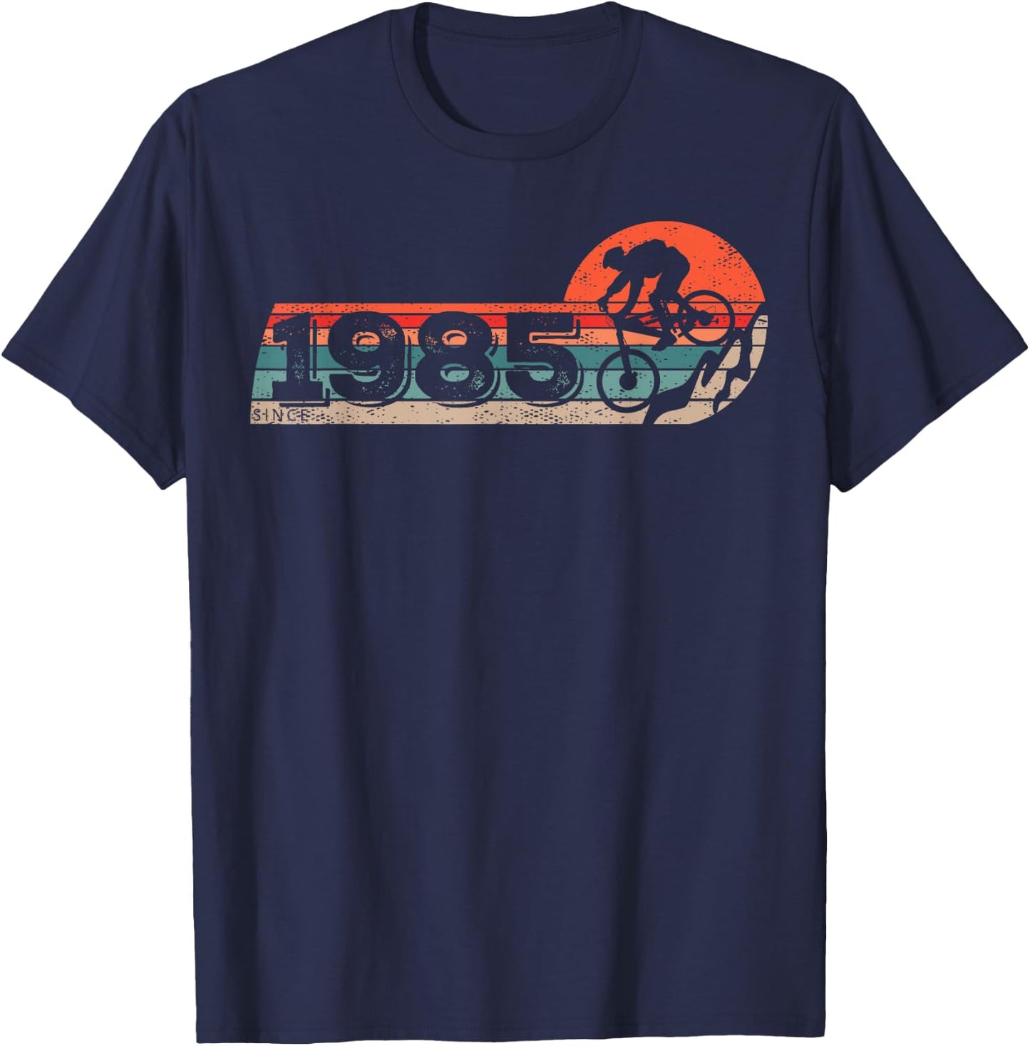 MTB Bike Mountain Bike Bicycle Vintage cycling MTB 1985 T-Shirt - T-Shirt | Navy