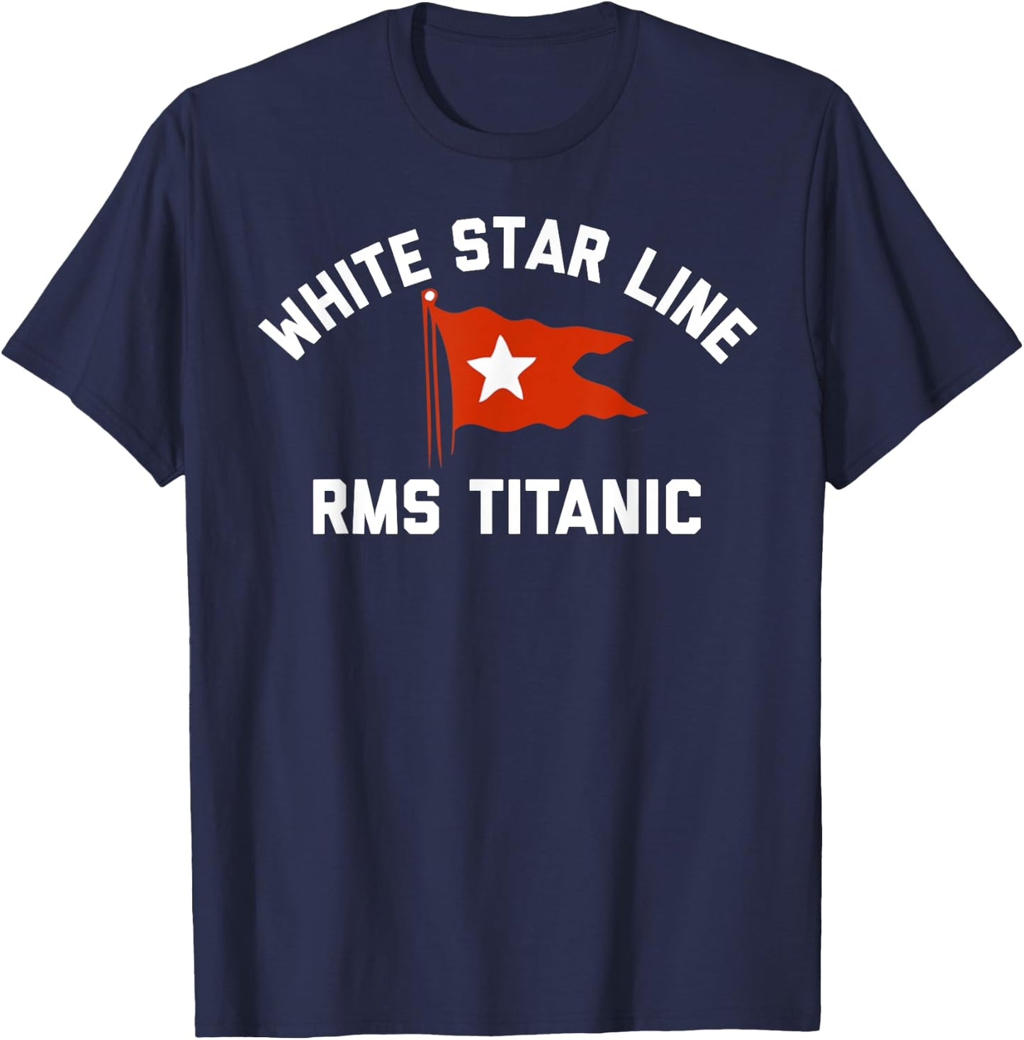 White Star Line Titanic T-Shirt - T-Shirt | Navy
