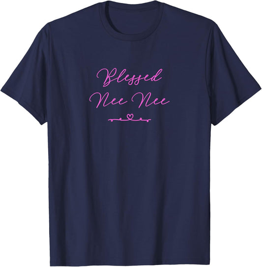 Blessed Nee Nee T-Shirt - T-Shirt | Navy
