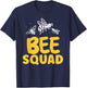Bee Squad Beekeeper Hive Bees Honeybee Bee T-Shirt - T-Shirt | Navy