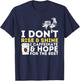 I Caffeinate & Hope For The Best - Coffee Lover Caffeine T-Shirt - T-Shirt | Navy