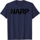 NARP Non-Athletic Regular Person Funny Lazy Gift T-Shirt - T-Shirt | Navy