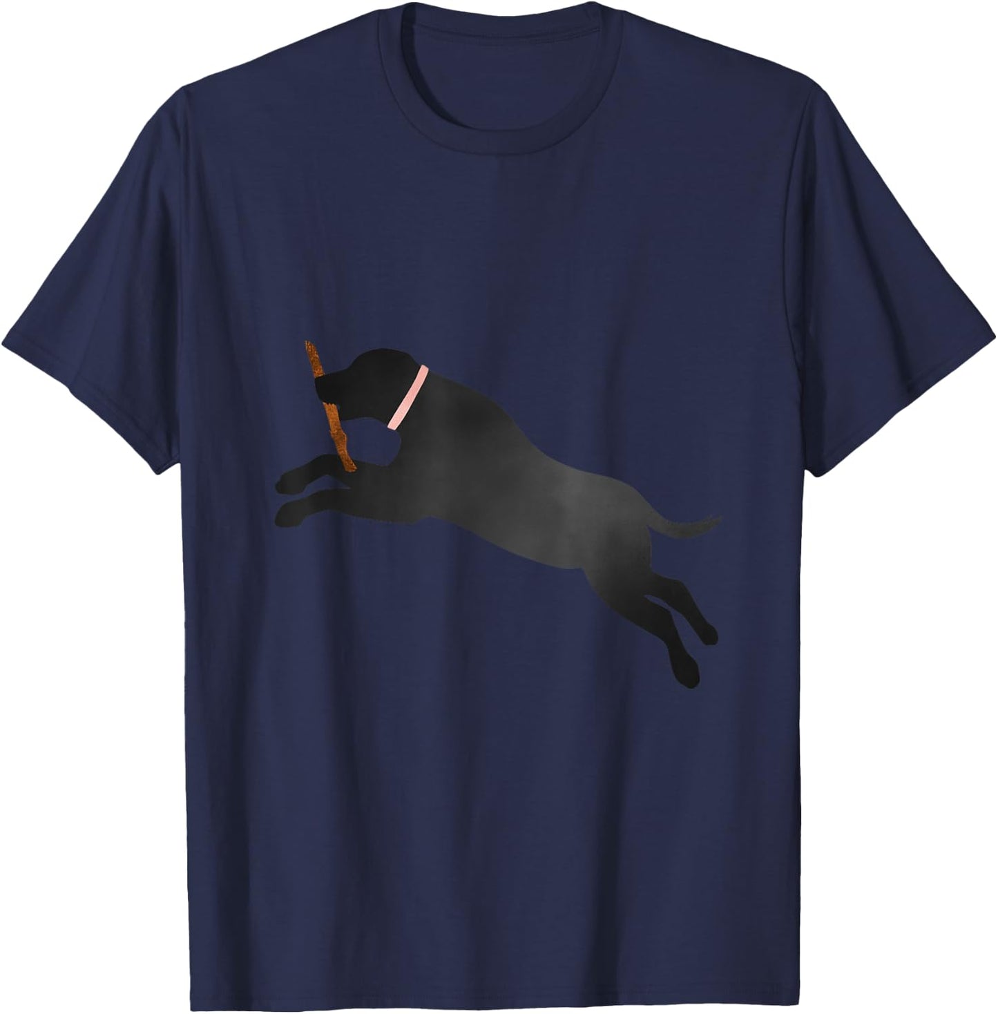 Labrador Retriever Black Lab Dog Lover T-Shirt - T-Shirt | Navy