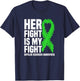 Her Fight Is My Fight Bipolar Disorder Awareness T-Shirt - T-Shirt | Navy