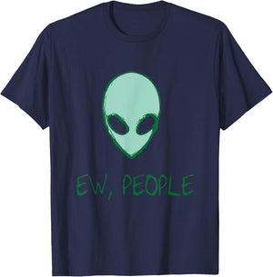 Alien Shirt Ew People Alien T-Shirt - T-Shirt | Navy