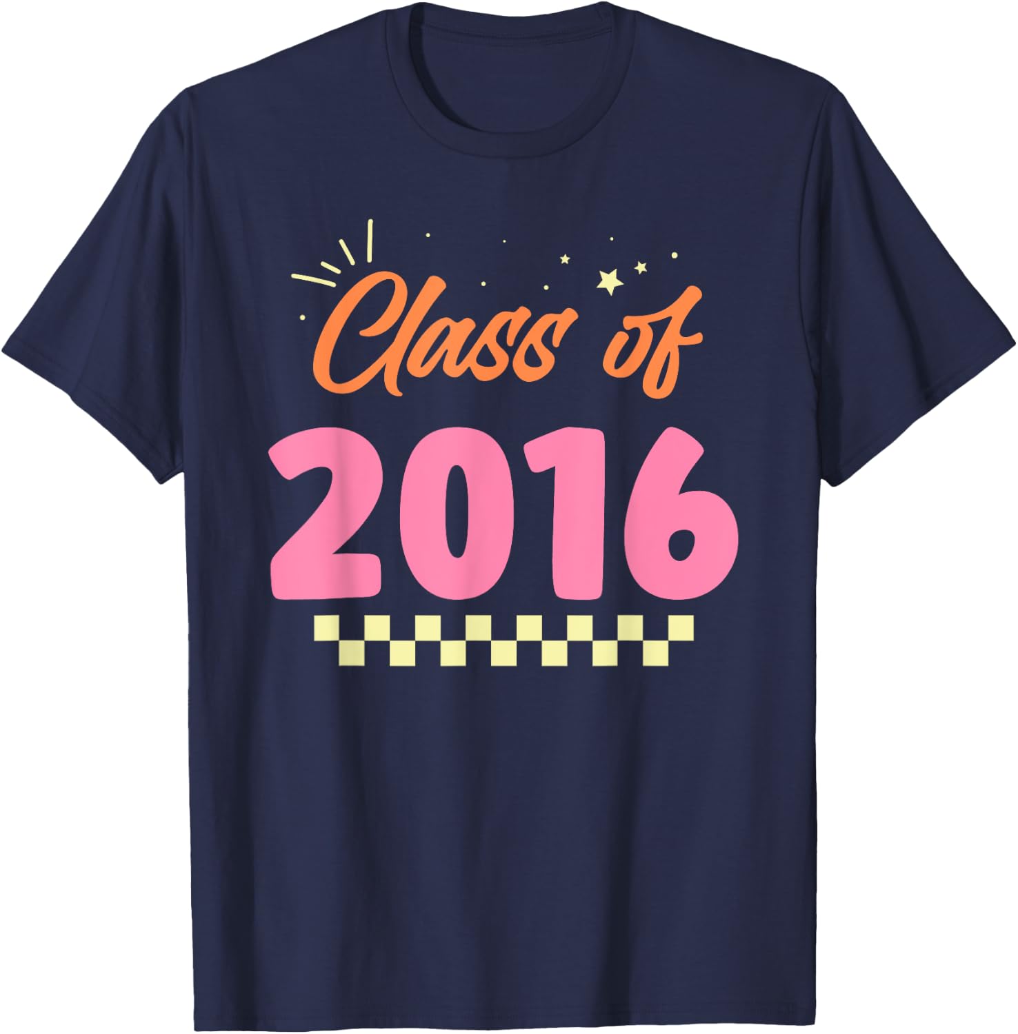 Class Of 2016 School Meetup Graduation Reunion T-Shirt - T-Shirt | Navy