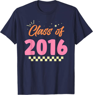 Class Of 2016 School Meetup Graduation Reunion T-Shirt - T-Shirt | Navy