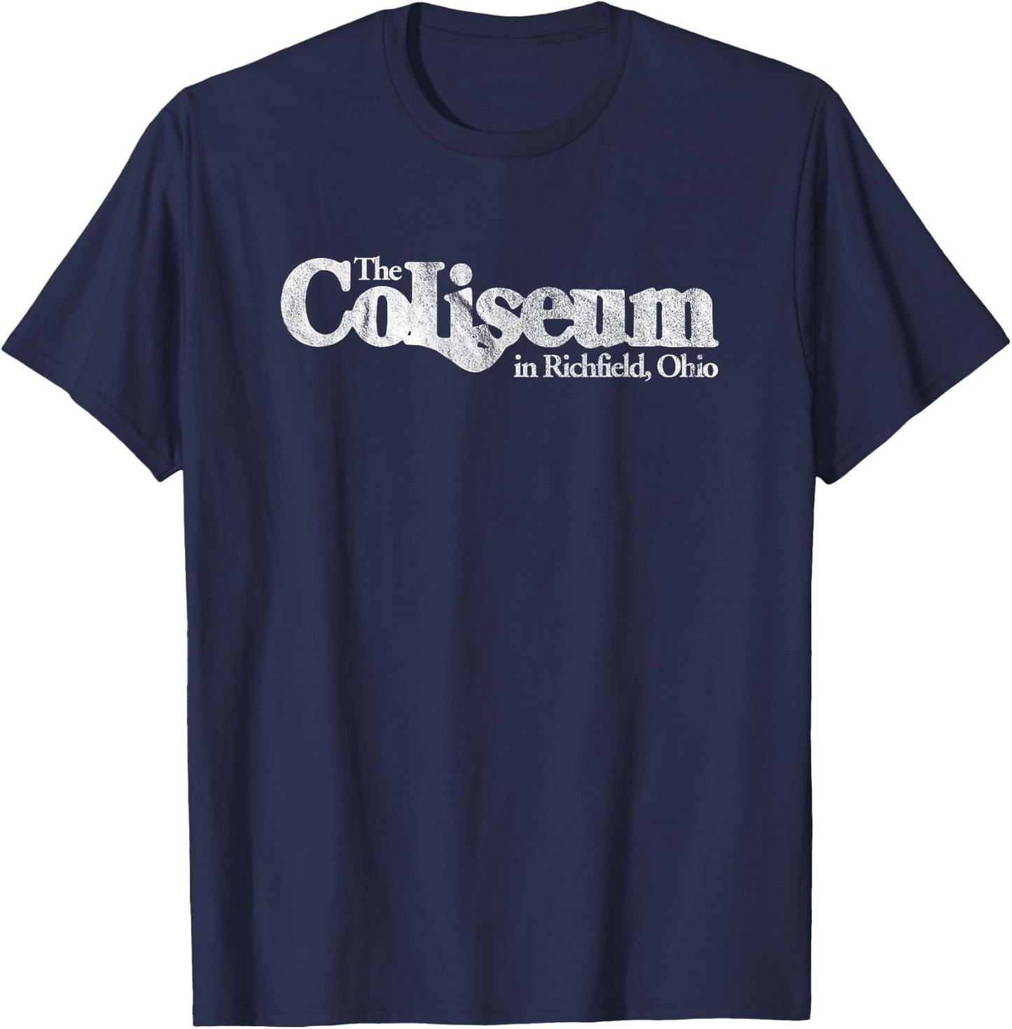 Vintage Richfield Coliseum Cleveland Shirt T-Shirt - T-Shirt | Navy