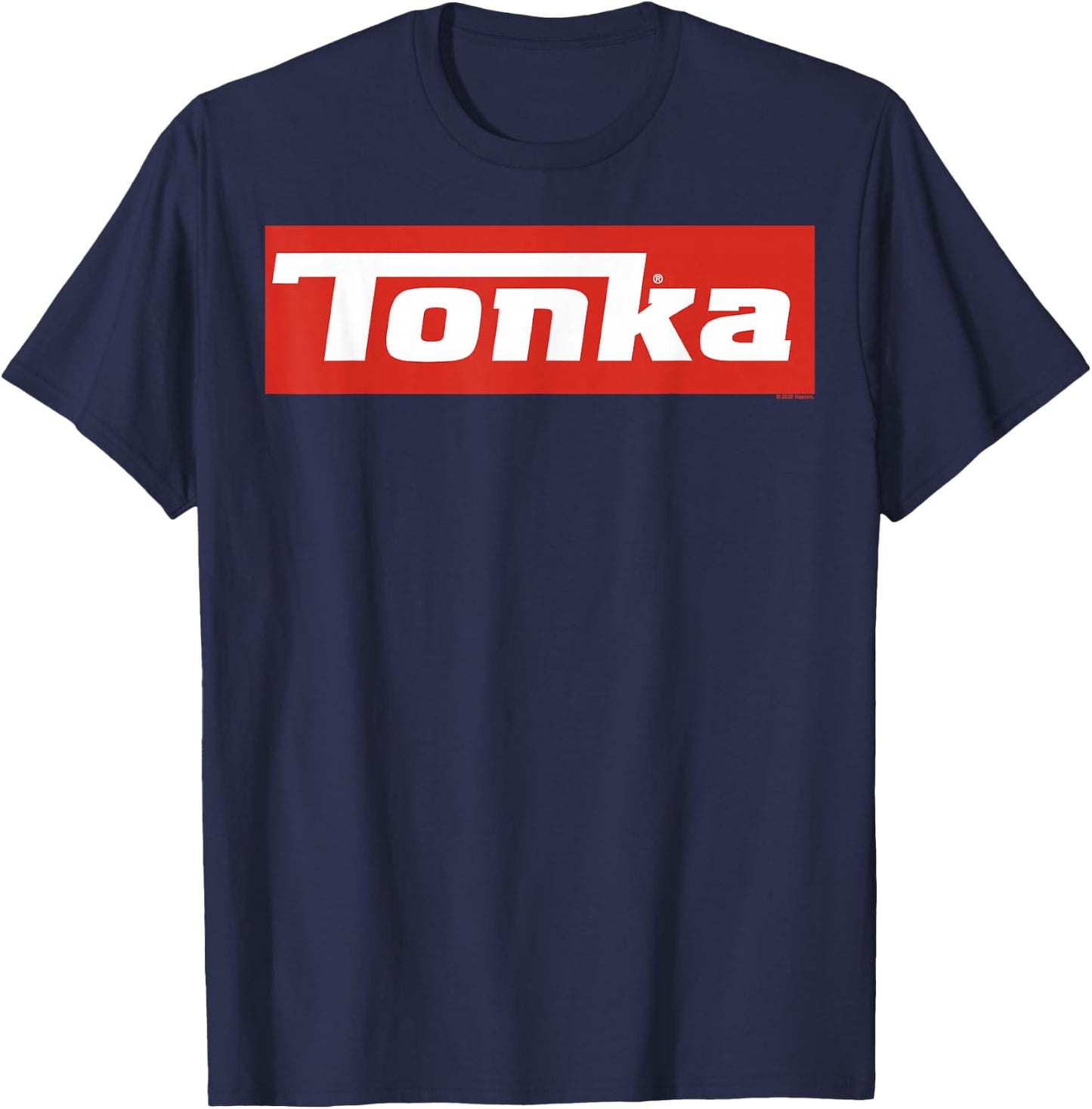 Tonka Simple Red Vintage Logo T-Shirt - T-Shirt | Navy