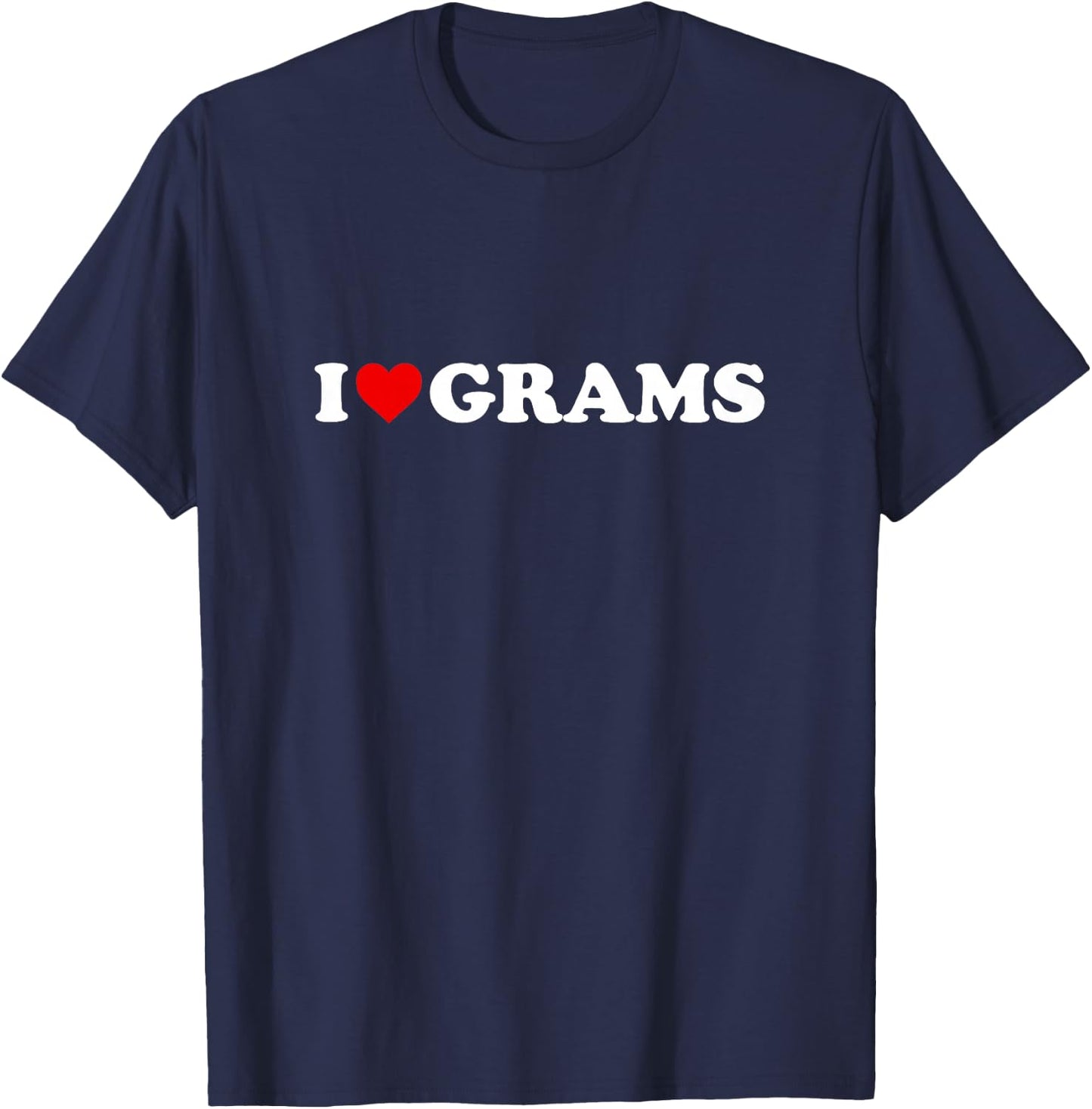 I Love Grams Shirt For Boy Girl Toddler Children Youth T-Shirt - T-Shirt | Navy