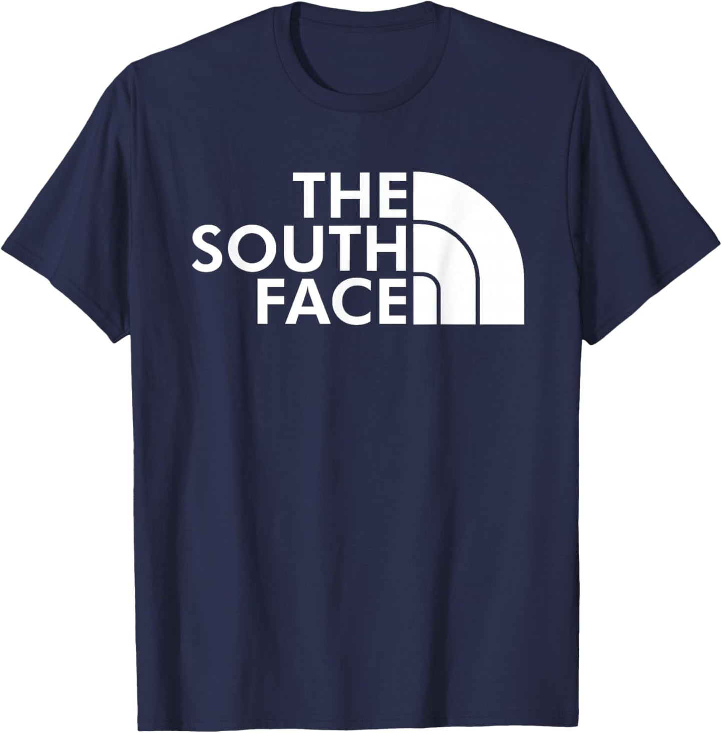Funny Parody - The South Face Cool Design for Smart People T-Shirt - T-Shirt | Navy