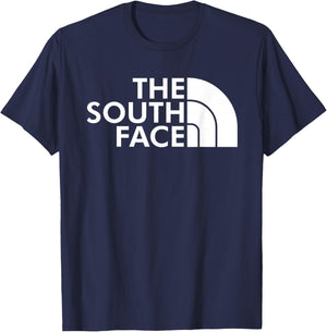 Funny Parody - The South Face Cool Design for Smart People T-Shirt - T-Shirt | Navy