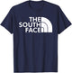 Funny Parody - The South Face Cool Design for Smart People T-Shirt - T-Shirt | Navy