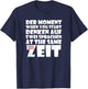 Der Moment When You Start Denken Sprachen | Funny German USA T-Shirt - T-Shirt | Navy